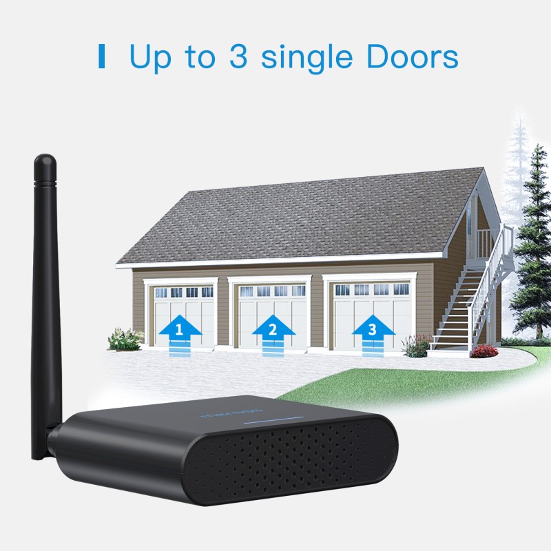 Buy Meross Homekit Smart Wi-Fi Garage Door Opener Up To 3 Garage Doors - MSG200H... in Cyprus, Nicosia, Limassol, Larnaka, Pafos