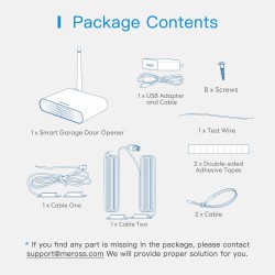 Buy Meross Homekit Smart Wi-Fi Garage Door Opener Up To 3 Garage Doors - MSG200H... in Cyprus, Nicosia, Limassol, Larnaka, Pafos