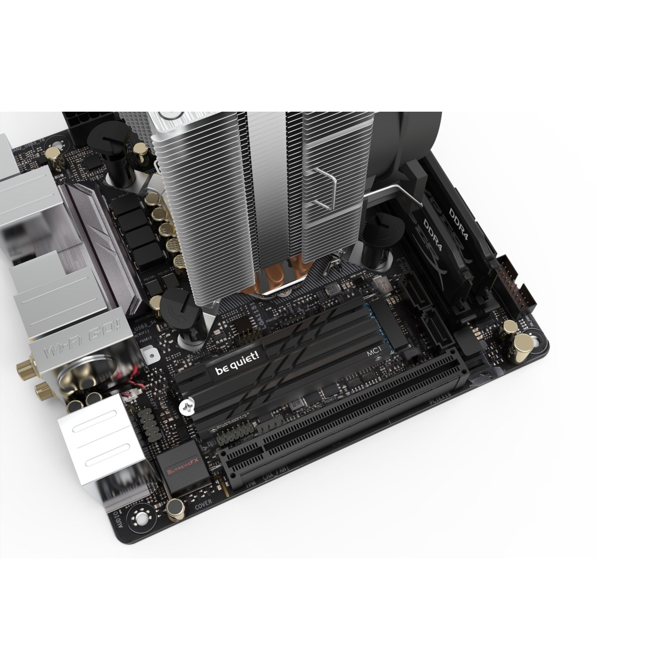 Be Quiet MC1 M.2 SSD Cooler - Black, Fanless Heatsink for M.2 2280 — Buy in Cyprus with Fast Delivery