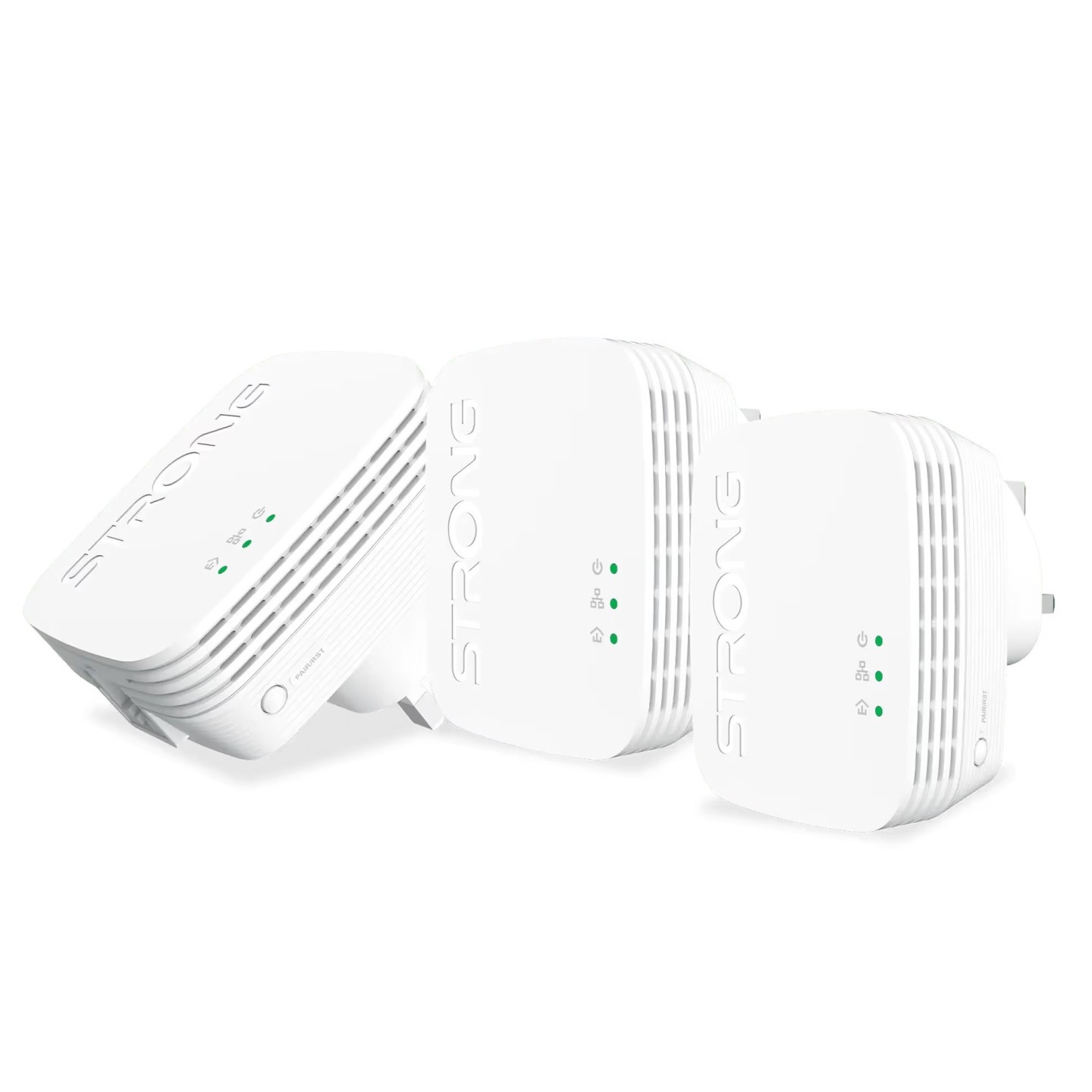 Strong Powerline Kit - AV1000 Mini - 1000Mbps UK Triple Pack — Buy in Cyprus with Fast Delivery