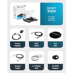 Buy Majority Turntable - STYLO Superior Quality Audiophile in Cyprus, Nicosia, Limassol, Larnaka, Pafos