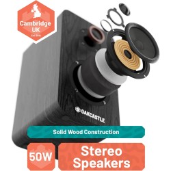 Buy Majority Turntable - TT200 - Belt Drive & 2x External 50W Speakers (Oakcastle) in Cyprus, Nicosia, Limassol, Larnaka, Pafos