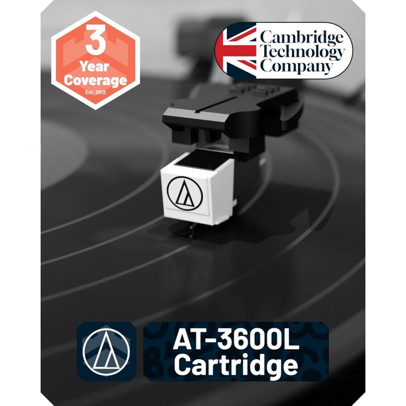 Buy Majority Turntable - TT200 - Belt Drive & 2x External 50W Speakers (Oakcastle) in Cyprus, Nicosia, Limassol, Larnaka, Pafos