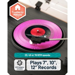 Buy Majority Turntable - TT200 - Belt Drive & 2x External 50W Speakers (Oakcastle) in Cyprus, Nicosia, Limassol, Larnaka, Pafos