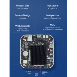 Buy MINIX Android Media Hub Industrial - X35i-Max - 4K, 4GB, 32GB, Wi-Fi 6, Digi... in Cyprus, Nicosia, Limassol, Larnaka, Pafos