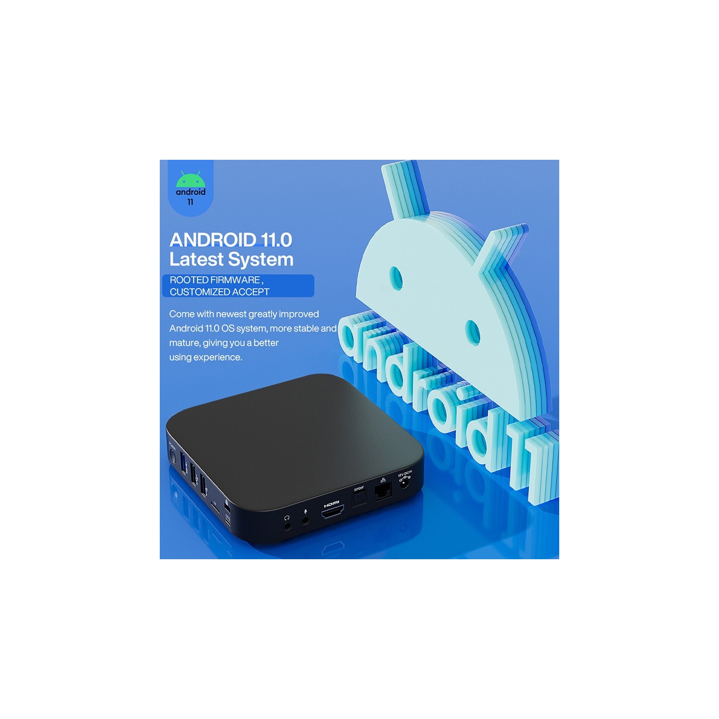 MINIX Android Media Hub Industrial - X35i-Max - 4K, 4GB, 32GB, Wi-Fi 6, Digital Signage, Wake-on-LAN, RTC Watchdog, PreRooted