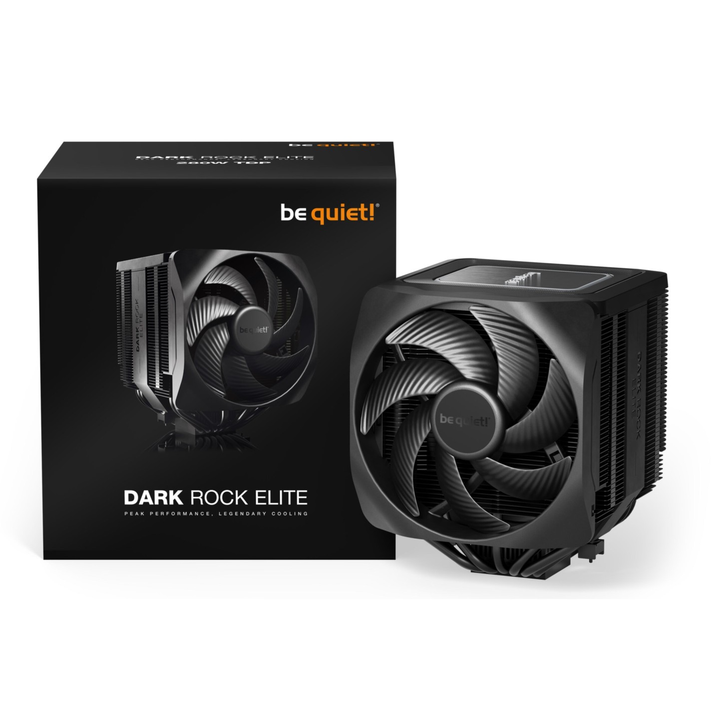 be quiet! Dark Rock Elite CPU Cooler - Dual 135mm PWM Fans (Boxed) — Buy in Cyprus with Fast Delivery