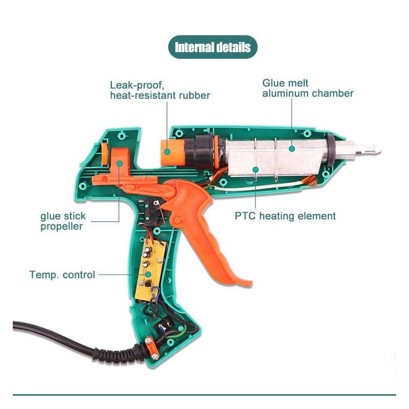 Buy Proskit Guns Hot Glue Gun - GK-389 - 100W in Cyprus, Nicosia, Limassol, Larnaka, Pafos
