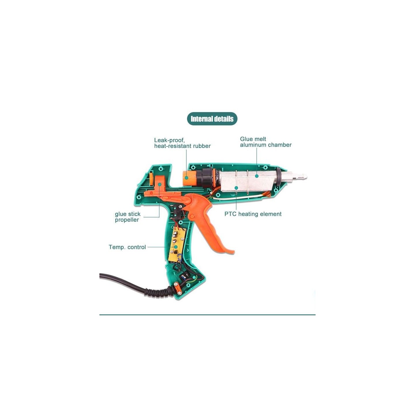 Proskit Guns Hot Glue Gun - GK-389 - 100W — Buy in Cyprus with Fast Delivery