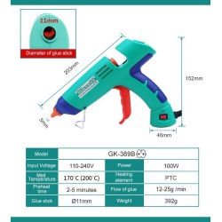 Buy Proskit Guns Hot Glue Gun - GK-389 - 100W in Cyprus, Nicosia, Limassol, Larnaka, Pafos
