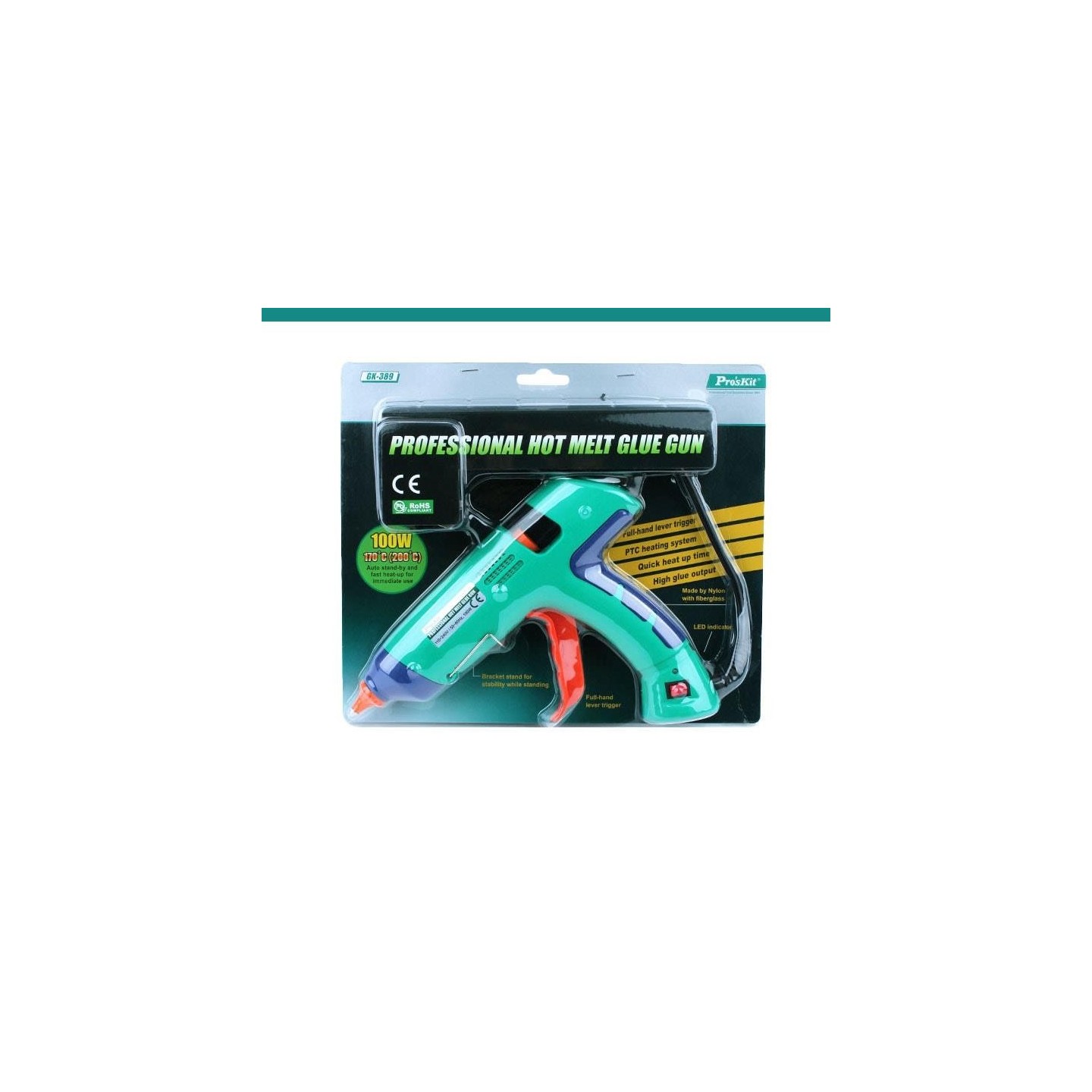 Proskit Guns Hot Glue Gun - GK-389 - 100W — Buy in Cyprus with Fast Delivery