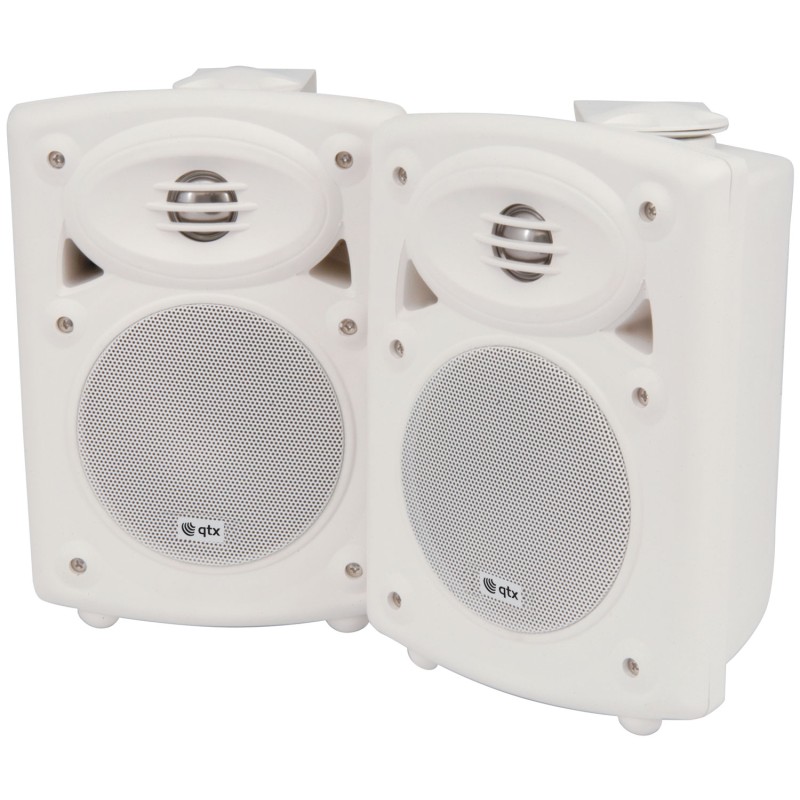 Buy QTX Active Onwall Speakers Pair 5.25'' 2x20W White - QR5W - Active Onwall Sp... in Cyprus, Nicosia, Limassol, Larnaka, Pafos