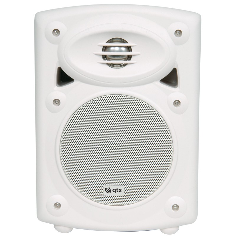 Buy QTX Active Onwall Speakers Pair 5.25'' 2x20W White - QR5W - Active Onwall Sp... in Cyprus, Nicosia, Limassol, Larnaka, Pafos