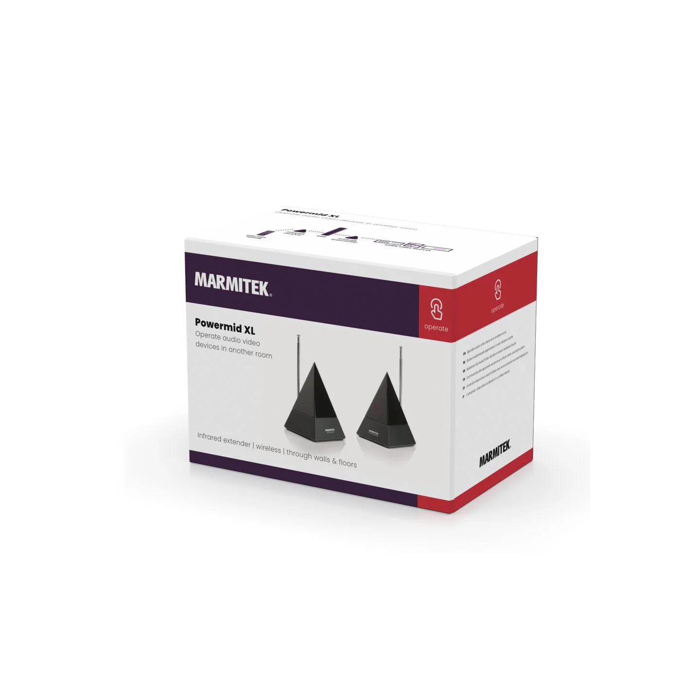 Marmitek Wireless IR Extender Kit - Powermid XL - Wireless IR Extender Kit — Buy in Cyprus with Fast Delivery