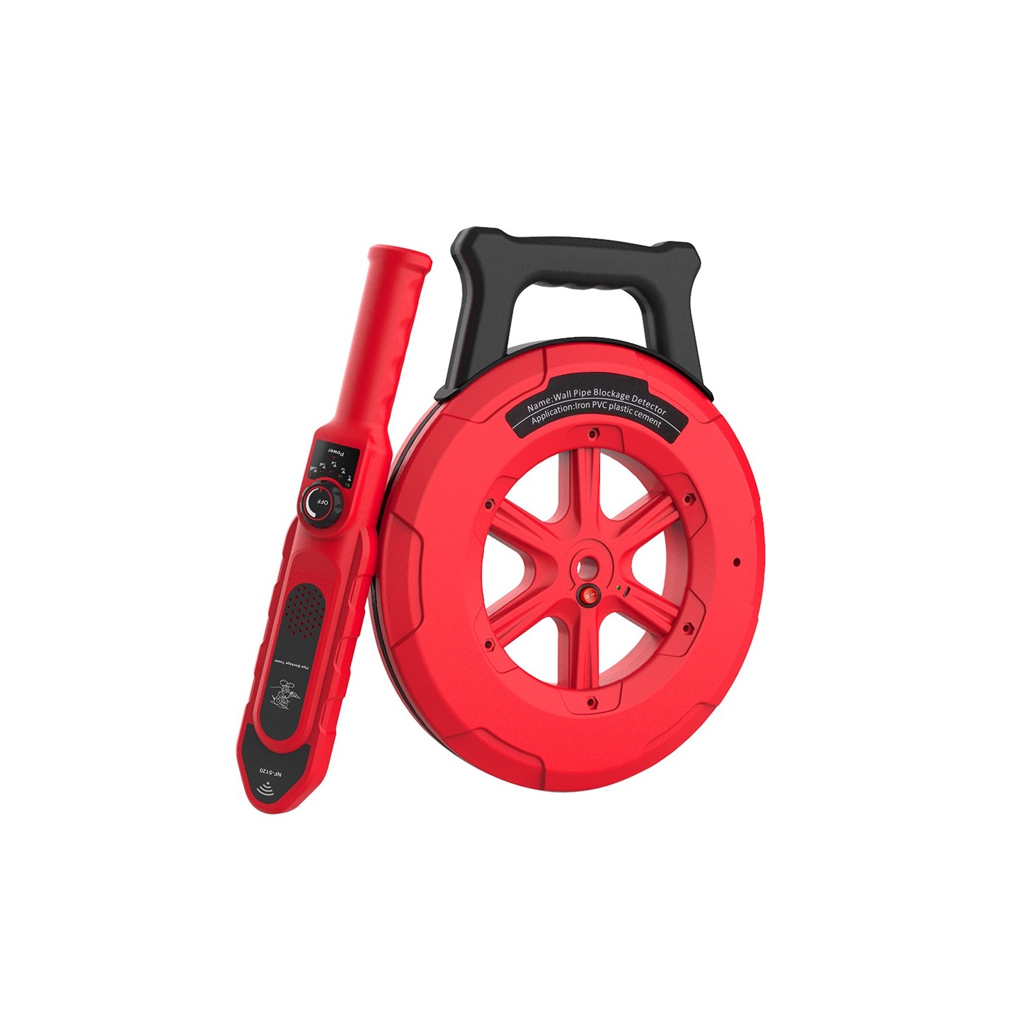 Noyafa Wall Pipe Blockage Detector - NF-5130 - IP67 Waterproof, Rechargeable, with 30m Detection Range