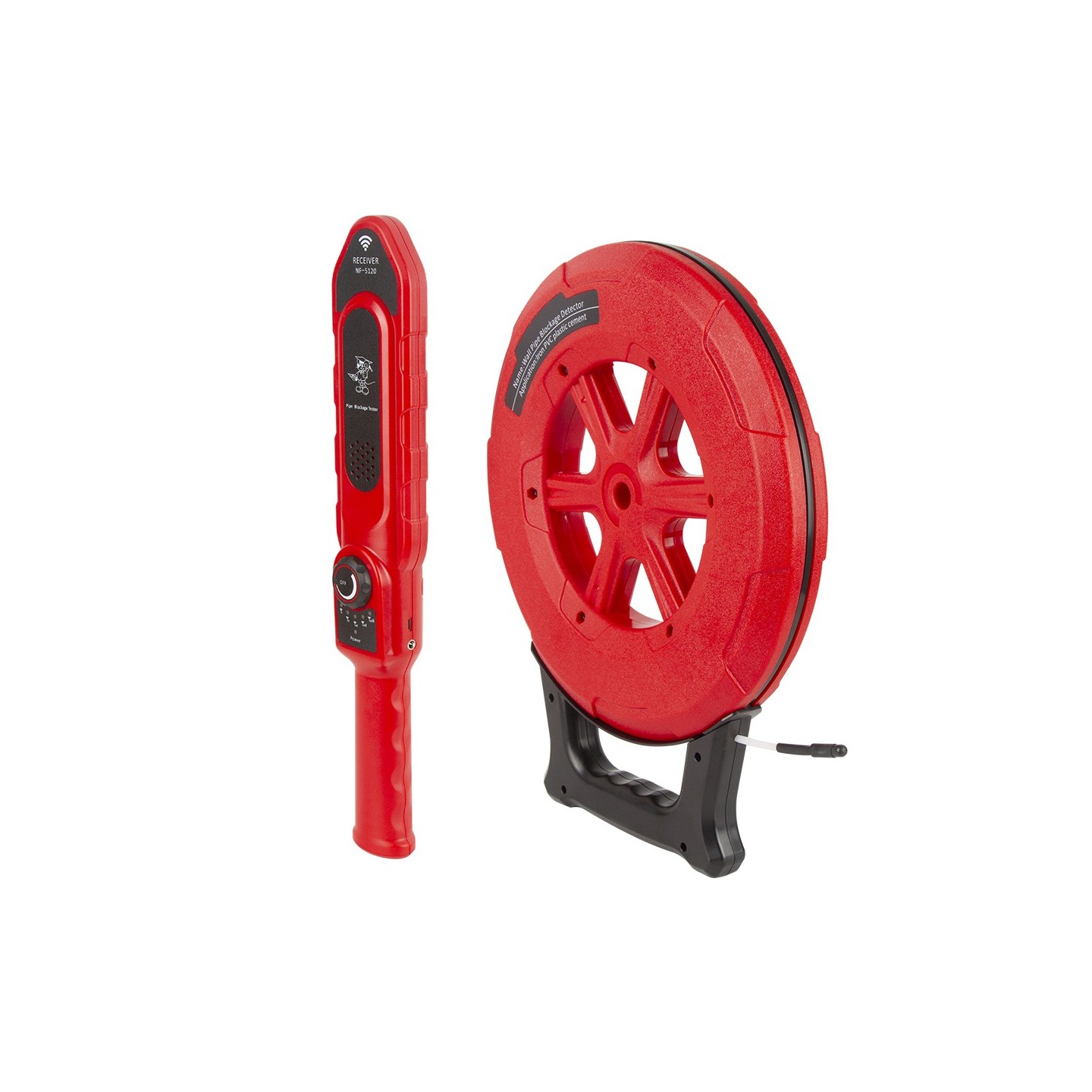 Noyafa Wall Pipe Blockage Detector - NF-5130 - IP67 Waterproof, Rechargeable, with 30m Detection Range