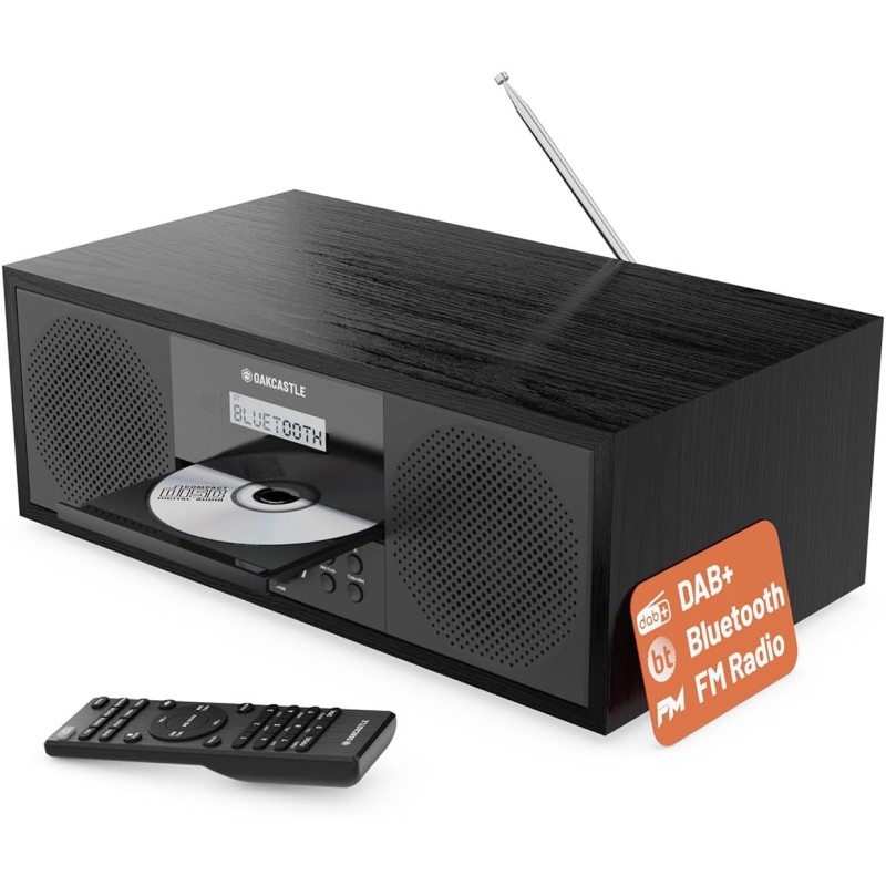Buy Majority Oakcastle Mini HiFi - DAB500 - BT CD USB FM in Cyprus, Nicosia, Limassol, Larnaka, Pafos