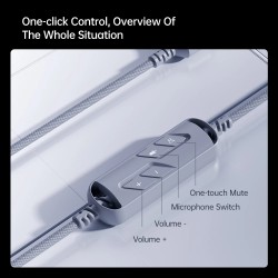 Machenike GX30 Wired Gaming Headset - Grey (Boxed) — Buy in Cyprus with Fast Delivery