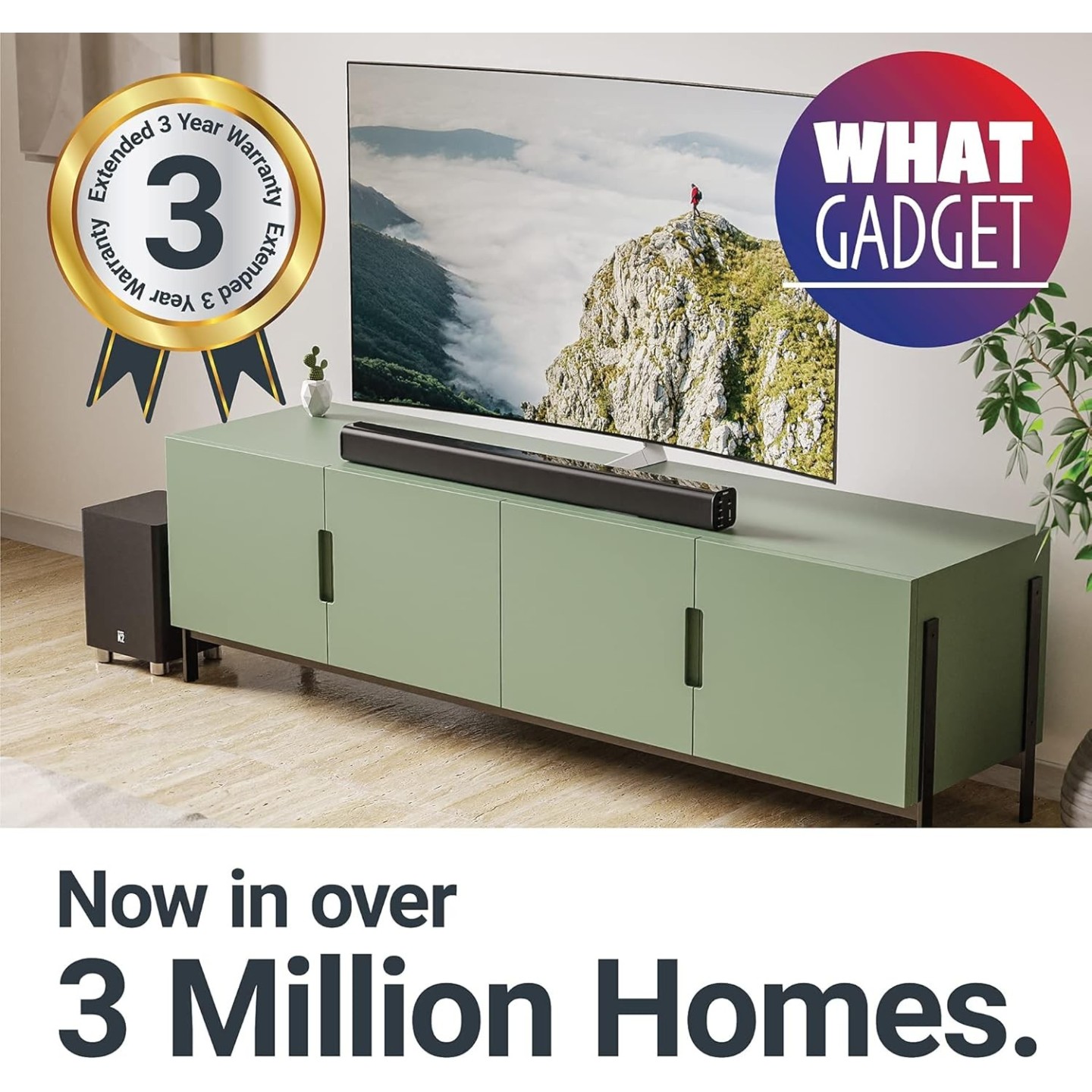 Majority Soundbar - K2 - 150W BT USB Optical HDMI Wireless Subwoofer Black (UK) — Buy in Cyprus with Fast Delivery