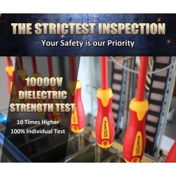 Buy Proskit Screwdriver - SD-8012 - Insulated VDE Set of 7 pcs in Cyprus, Nicosia, Limassol, Larnaka, Pafos