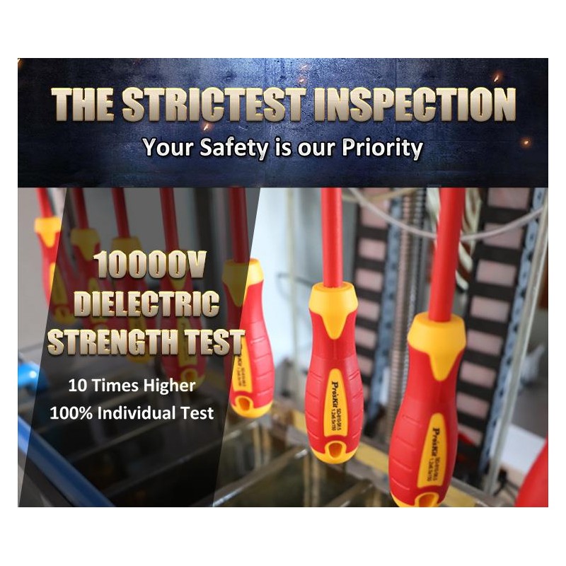 Buy Proskit Screwdriver - SD-8012 - Insulated VDE Set of 7 pcs in Cyprus, Nicosia, Limassol, Larnaka, Pafos