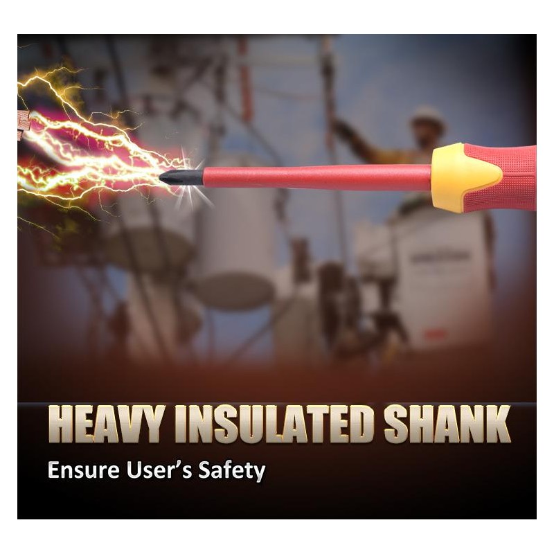 Buy Proskit Screwdriver - SD-8012 - Insulated VDE Set of 7 pcs in Cyprus, Nicosia, Limassol, Larnaka, Pafos