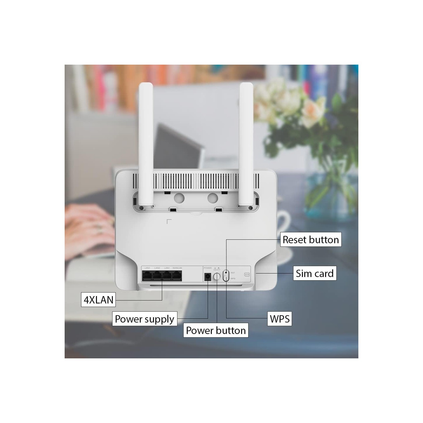 Strong Router - 4GROUTER1200UK - 4G LTE CAT6 Wi-Fi AC1200 with 4 Gigabit Ports — Buy in Cyprus with Fast Delivery