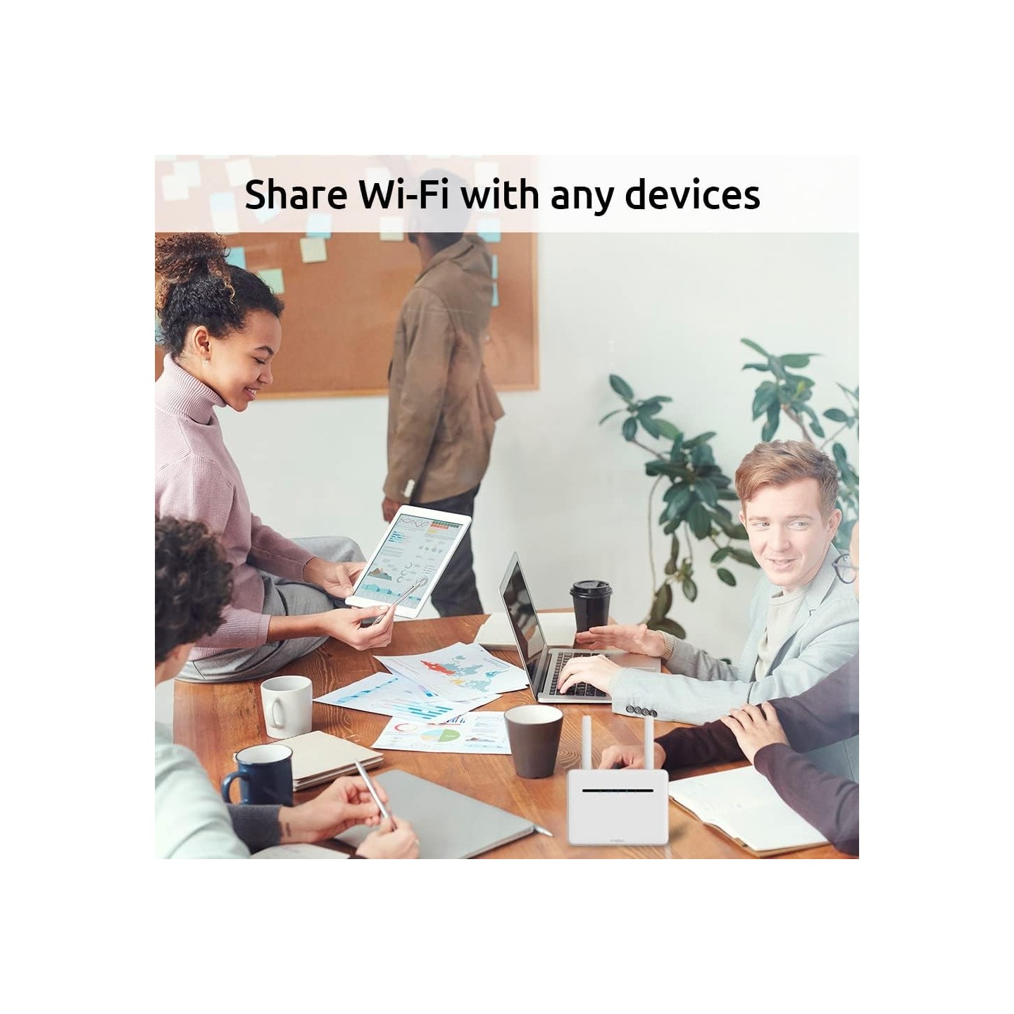 Strong Router - 4GROUTER1200UK - 4G LTE CAT6 Wi-Fi AC1200 with 4 Gigabit Ports — Buy in Cyprus with Fast Delivery