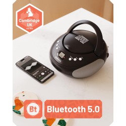 Buy Majority Oakcastle Portable CD Player Boombox - CD250 - Portable, CD Player,... in Cyprus, Nicosia, Limassol, Larnaka, Pafos