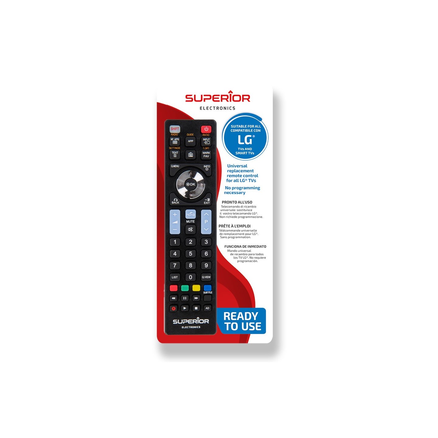 Superior Replacement TV Remote Control LG - Replacement — Buy in Cyprus with Fast Delivery