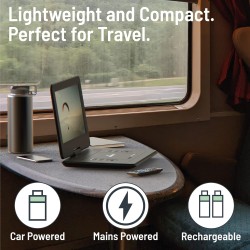 Buy Majority DVD Player Portable & Rechargeable 15.6'' Swivel & Flip HD Screen (... in Cyprus, Nicosia, Limassol, Larnaka, Pafos