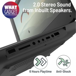 Buy Majority DVD Player Portable & Rechargeable 15.6'' Swivel & Flip HD Screen (... in Cyprus, Nicosia, Limassol, Larnaka, Pafos