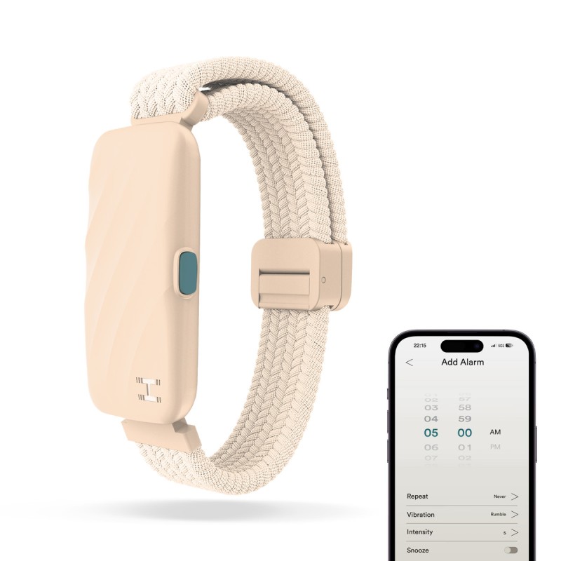 Buy Homedics Wakeband Vibrating Alarm Wristband - SS-WB100CE-WW - Cream in Cyprus, Nicosia, Limassol, Larnaka, Pafos