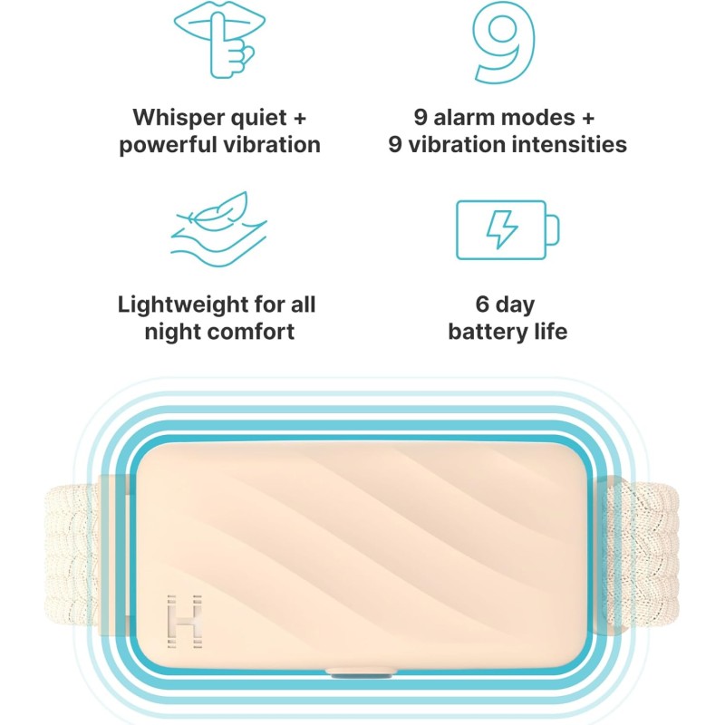 Buy Homedics Wakeband Vibrating Alarm Wristband - SS-WB100CE-WW - Cream in Cyprus, Nicosia, Limassol, Larnaka, Pafos