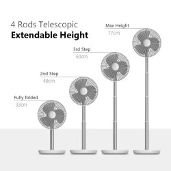 Buy Jisulife Extendable Rotating Desktop Fan - FA13P - Green in Cyprus, Nicosia, Limassol, Larnaka, Pafos