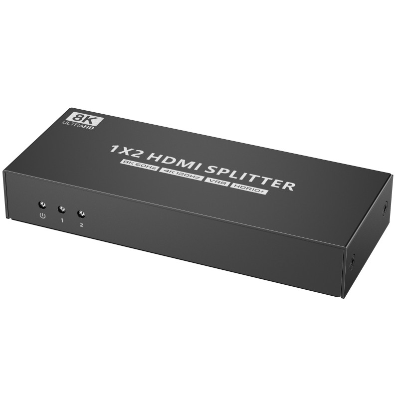 Buy Lenkeng HDMI Splitter - LKV862 - 2.1 8K60Hz 4K120Hz 1x2 in Cyprus, Nicosia, Limassol, Larnaka, Pafos