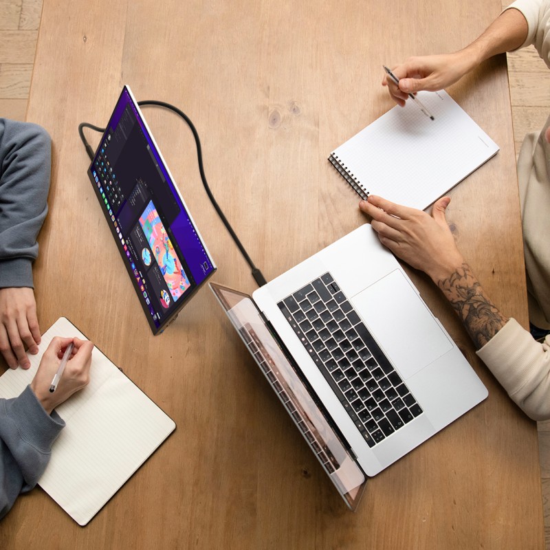 Buy MINIX Monitor Portable Touch 16' Full-HD 100% sRGB USB-C HDMI, PD - SF16T - ... in Cyprus, Nicosia, Limassol, Larnaka, Pafos