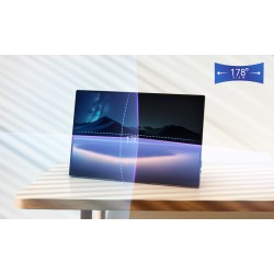 Buy MINIX Monitor Portable Touch 16' Full-HD 100% sRGB USB-C HDMI, PD - SF16T - ... in Cyprus, Nicosia, Limassol, Larnaka, Pafos