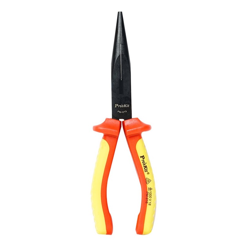 Buy Proskit Pliers - PM-918 - Insulated Long Nose 200mm in Cyprus, Nicosia, Limassol, Larnaka, Pafos