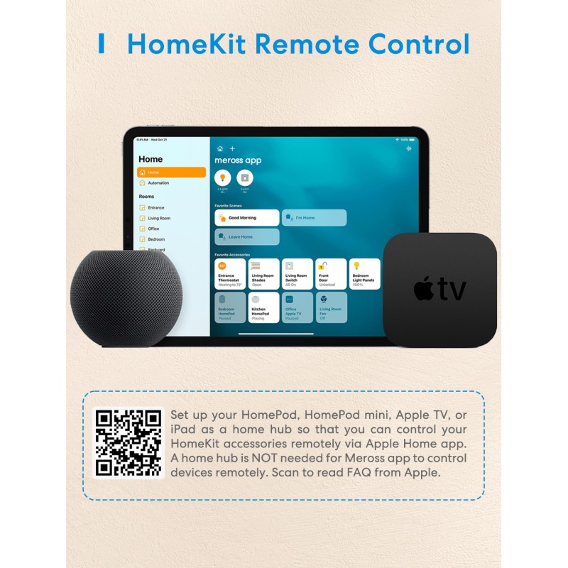 Buy Meross HomeKit Smart Door and Window Sensor - MS200HK-UK - HomeKit Smart Doo... in Cyprus, Nicosia, Limassol, Larnaka, Pafos