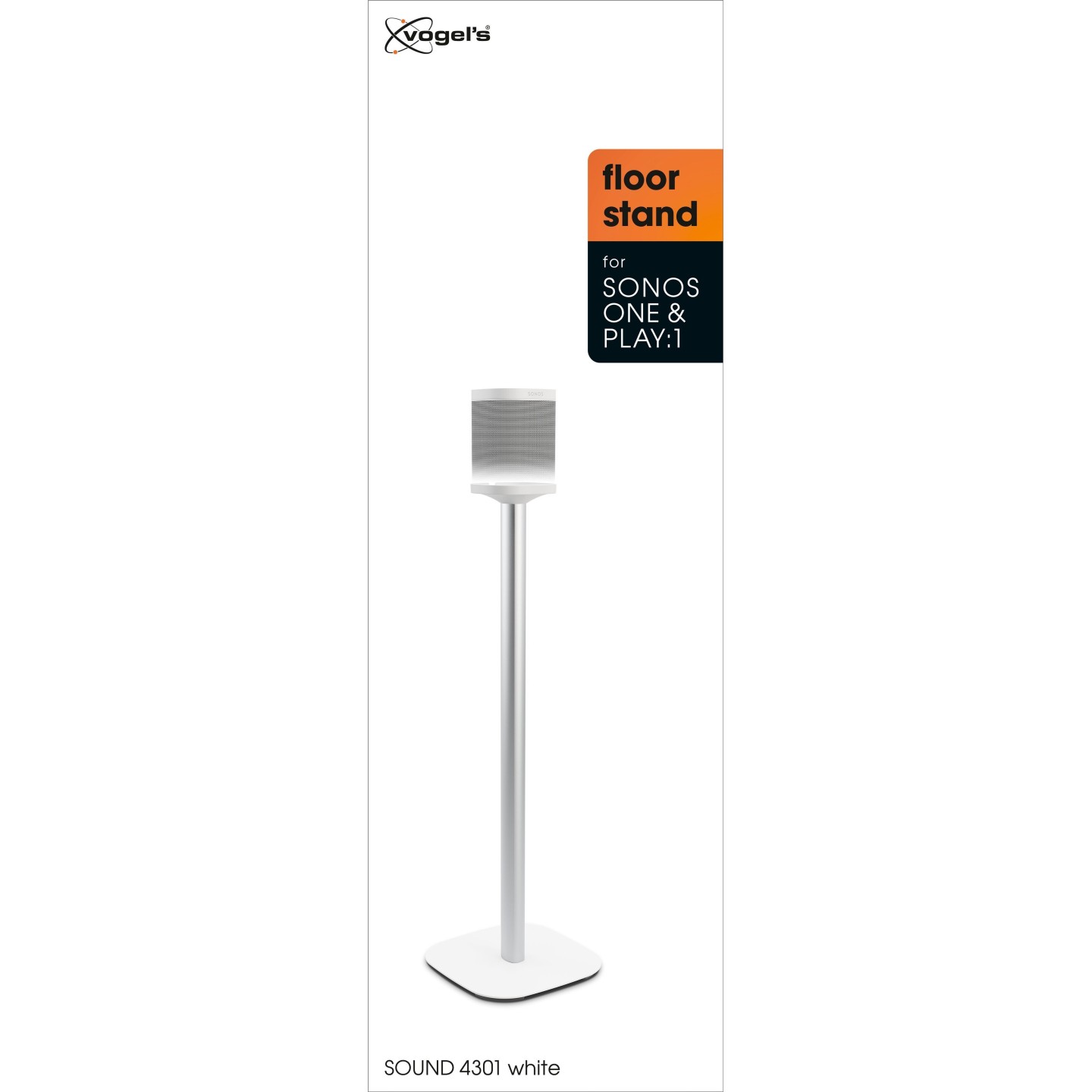 Vogels SOUND - 4301 - Floorstand SONOS ONE PLAY1 White — Buy in Cyprus with Fast Delivery