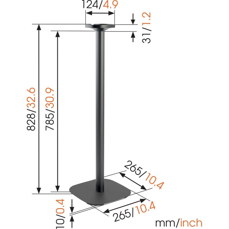 Buy Vogels SOUND - 4301 - Floorstand SONOS ONE PLAY1 White in Cyprus, Nicosia, Limassol, Larnaka, Pafos