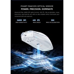 Buy Machenike Wireless BT Gaming Mouse - L8 Pro - With Charging Base in Cyprus, Nicosia, Limassol, Larnaka, Pafos