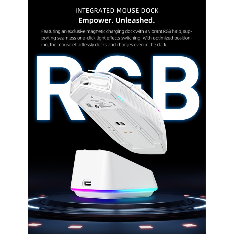 Buy Machenike Wireless BT Gaming Mouse - L8 Pro - With Charging Base in Cyprus, Nicosia, Limassol, Larnaka, Pafos