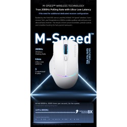 Buy Machenike Wireless BT Gaming Mouse - L8 Pro - With Charging Base in Cyprus, Nicosia, Limassol, Larnaka, Pafos