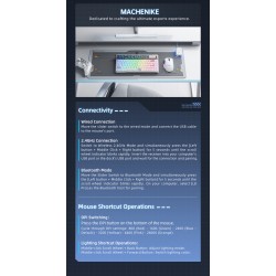 Buy Machenike Wireless BT Gaming Mouse - L8 Pro - With Charging Base in Cyprus, Nicosia, Limassol, Larnaka, Pafos