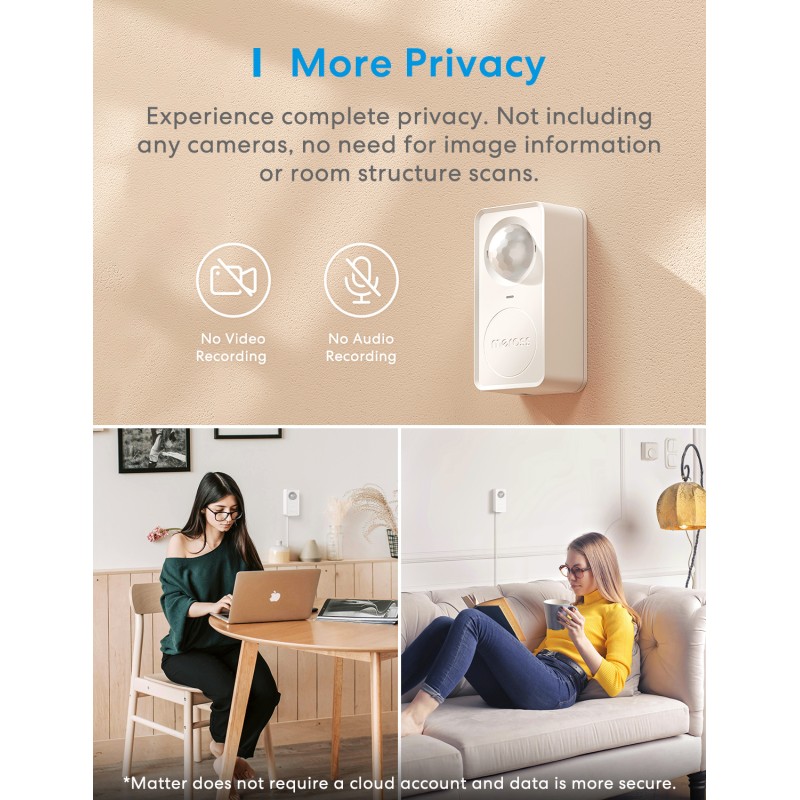 Buy Meross HomeKit Smart Presence Sensor - Matter in Cyprus, Nicosia, Limassol, Larnaka, Pafos