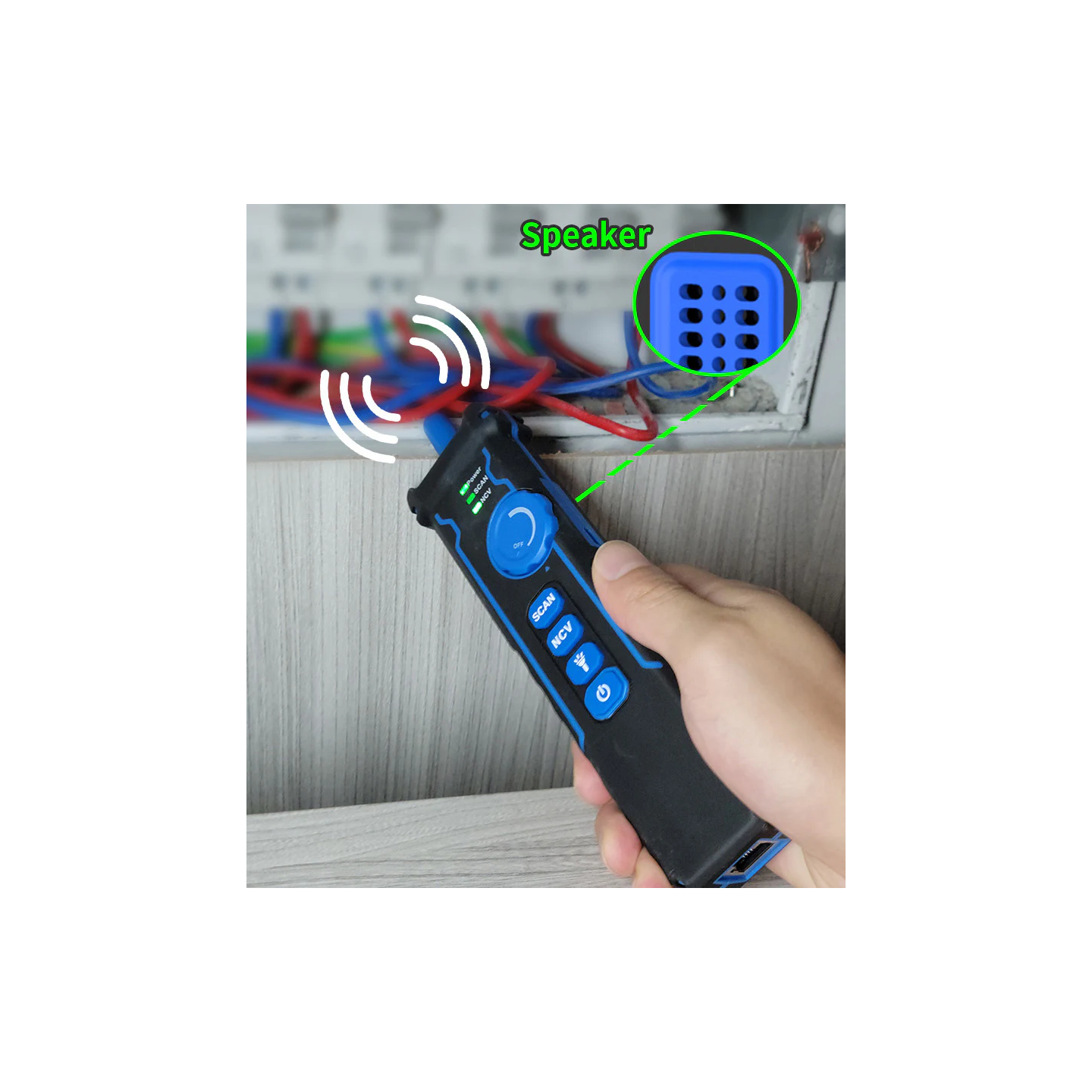 Noyafa Multi-Function Cable Tester - NF-8508 - RJ11, RJ45, PoE, Fiber Optic OPM VFL, NCV & Cable Length Measurement