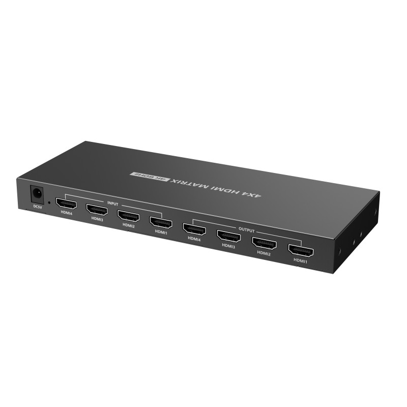 Buy Lenkeng HDMI Matrix Switch - LKV424 - 4x4 4K60Hz in Cyprus, Nicosia, Limassol, Larnaka, Pafos