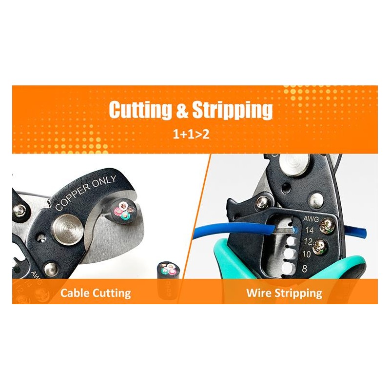 Buy Proskit Cutter and Cable Stripper - SR-363B - 168mm in Cyprus, Nicosia, Limassol, Larnaka, Pafos